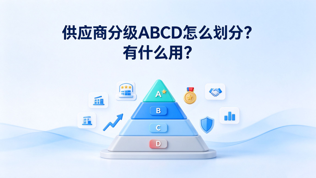 供应商分级 ABCD 怎么划分？有什么用？
