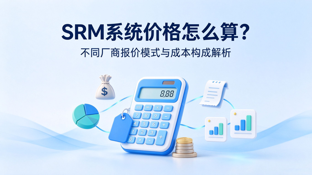 SRM系统价格怎么算？不同厂商报价模式与成本构成解析
