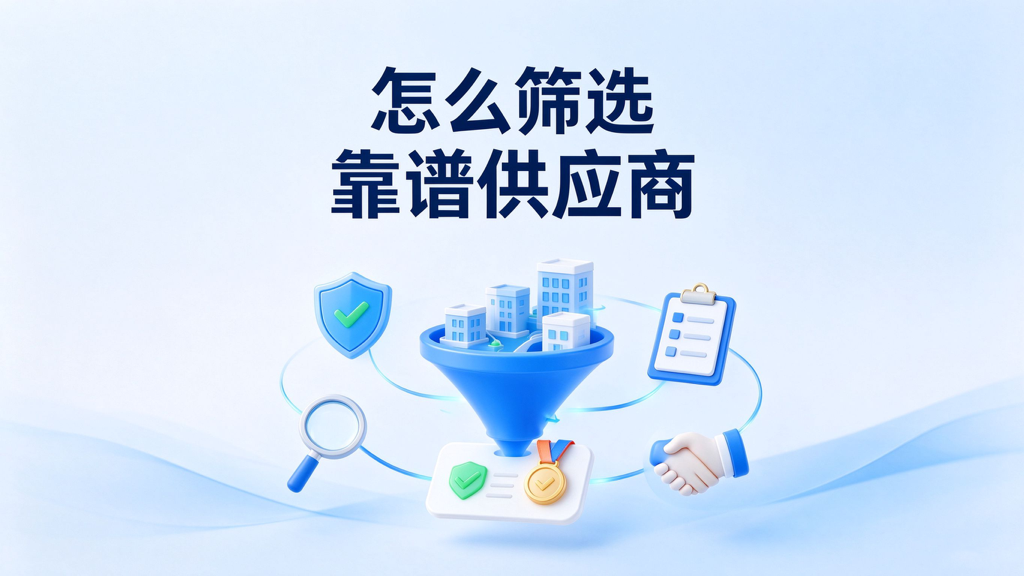 怎么筛选靠谱供应商？