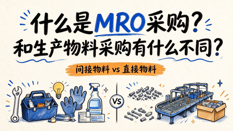 什么是 MRO 采购？和生产物料采购有什么不同？