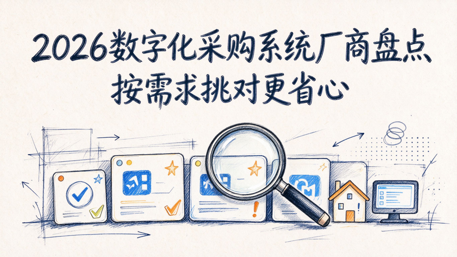 2026数字化采购系统厂商盘点：按需求挑对更省心