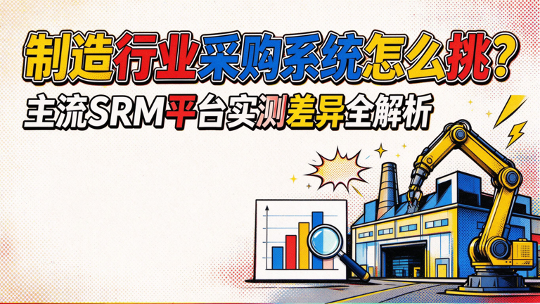 制造行业采购系统怎么挑？主流SRM平台实测差异全解析